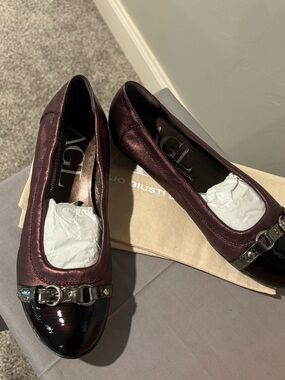 AGL Attilio Giusti Leombruni ballet slippers like NIB Shoe Box with Label